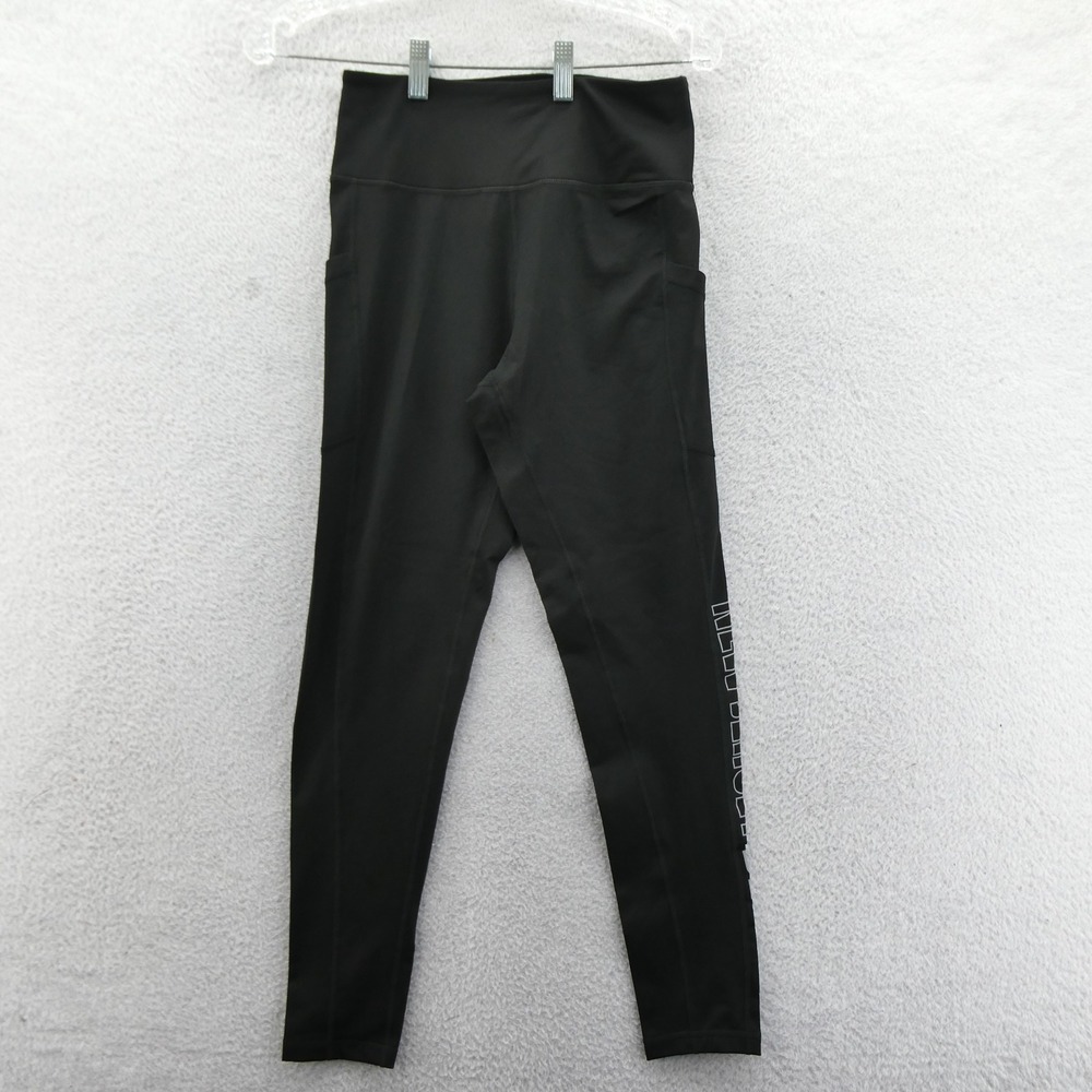 DKNY Sport‎ Leggings Womens Small New Jersey Devils Black NHL Hockey Pockets